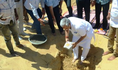 सब स्टेशन के निर्माण से औद्योगिक क्षेत्र व रणछोड़ नगर सहित आस-पास के क्षेत्रों में वोल्टेज व विद्युत समस्याओं का होगा निस्तारण-मुख्य सचेतक जोगेश्वर गर्ग