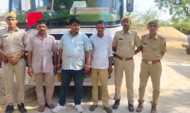 बाड़मेर डिपो की रोडवेज बस के बंधाणी चालक व दो सवारियों को डोडा पोस्त के साथ बागरा पुलिस ने किया गिरफ्तार