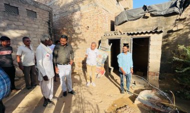 जिला कलक्टर ने पेयजल संबंधित समस्याओं के निस्तारण को लेकर सायला क्षेत्र का किया दौरा, सुचारू पेयजल आपूर्ति को लेकर अधिकारियों को दिए निर्देश