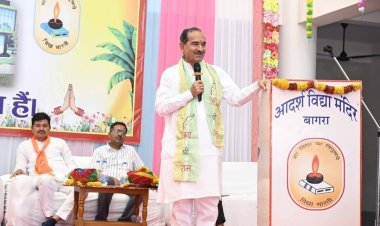 आदर्श विद्यालय राष्ट्रीय चरित्रवान व्यक्ति के निर्माण का केंद्र: मदन राठौड़
