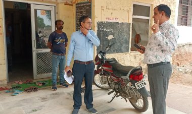 जालोर सीएमएचओ ने किया स्वास्थ्य केंद्रों का औचक निरीक्षण