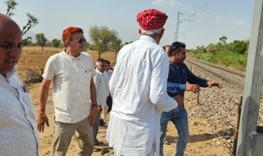 नया नारणावास–धानपुर मार्ग पर अंडरब्रिज निर्माण की मांग, सांसद ने डीआरएम को लिखा पत्र