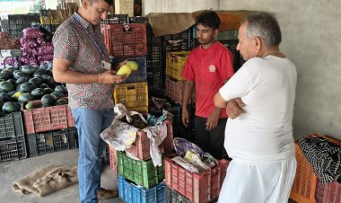 कृत्रिम रूप से पकाए गए फलों के विरुद्ध खाद्य सुरक्षा विभाग का अभियान जारी
