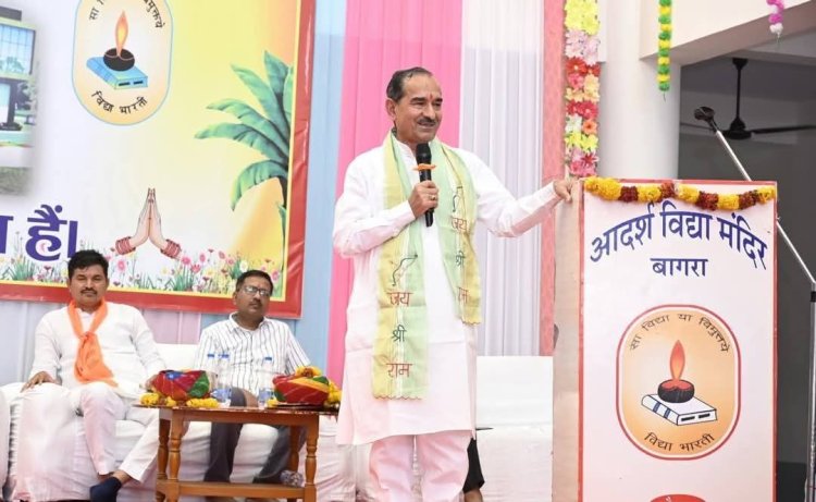 आदर्श विद्यालय राष्ट्रीय चरित्रवान व्यक्ति के निर्माण का केंद्र: मदन राठौड़