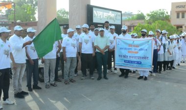 ‘कॉम्बेटिंग प्लास्टिक पॉल्युशन‘ थीम पर रन फॉर एनवायरनमेंट का हुआ आयोजन