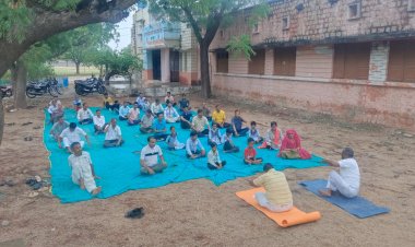 योग शरीर और मन दोनों को देता है संतुलन - जवानमल सुथार