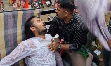 कथा वाचक अभयदास को बिना अनुमति जुलूस के रूप में मन्दिर जाने से पुलिस ने रोका तो हुई तनातनी