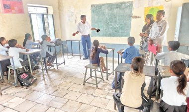 एसीबीईओ डॉ रमेश खोरवाल ने चार विद्यालय का आकस्मिक निरीक्षण किया