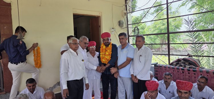 अर्जुन आंजणा को श्री राजाराम महाराज मंदिर एवं बालिका शिक्षण सेवा संस्थान जालोर के अध्यक्ष मनोनीत