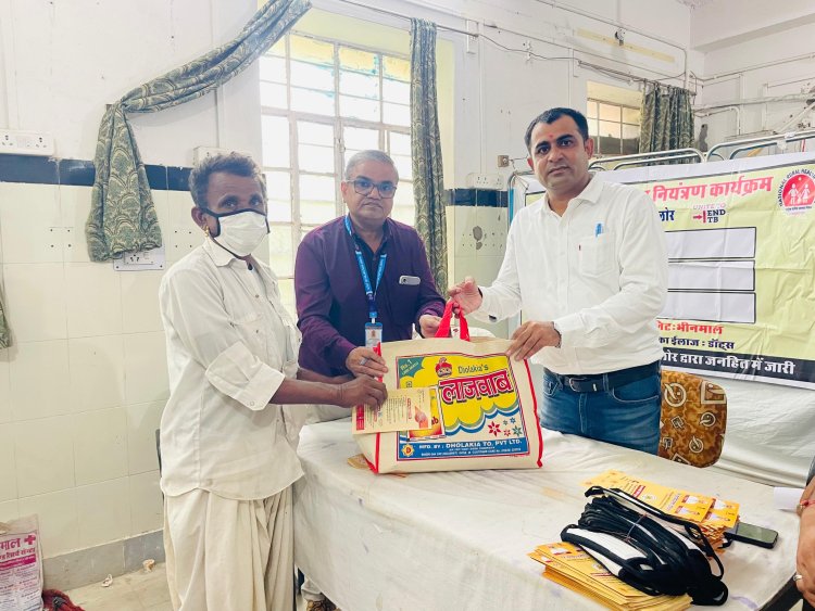 भीनमाल में टीबी उन्मूलन को नया संबल: बीसीएमओ डॉ. जाम्भाणी सहित 46 चिकित्साकर्मी बने निक्षय मित्र
