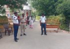 सिरे मंदिर तलहटी पर मुस्तैद यातायात पुलिस, सीसीटीवी से रखी जा रही नजर, एसपी यादव ने किए दर्शन