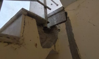 बोकड़ा में आकाशीय बिजली गिरने से मकानों को हुआ नुकसान, जनहानि टली