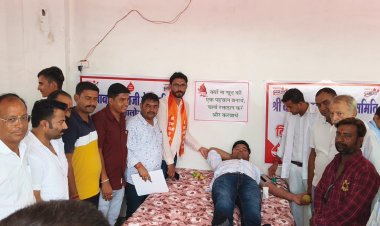 राम रसोड़े पर युवाओं ने 121 यूनिट किया रक्तदान