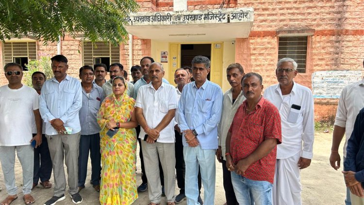 आहोर में सड़क निर्माण की धीमी चाल बनी परेशानी का सबब - चौधरी