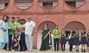 विद्या भारती के विजेता विद्यार्थियों का हुआ सम्मान 