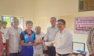 विशेष रूप से सक्षम बच्चों की जिला स्तरीय प्रतियोगिता में गजराजसिंह आशिया ने शतरंज व टेबल टेनिस में बाजी मारी
