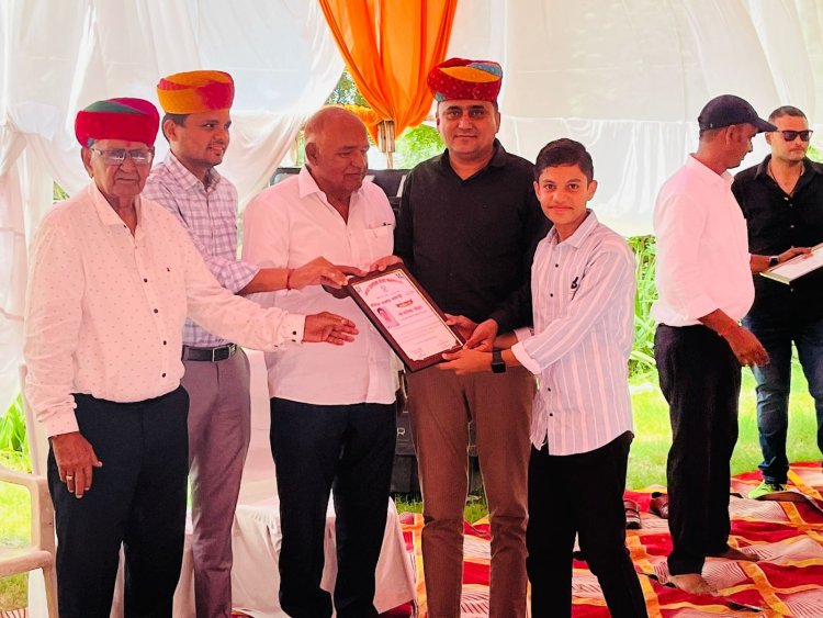 जालोर में जाट समाज ने भव्य रूप से मनाई तेजा दशमी, प्रतिभाओं का किया सम्मान