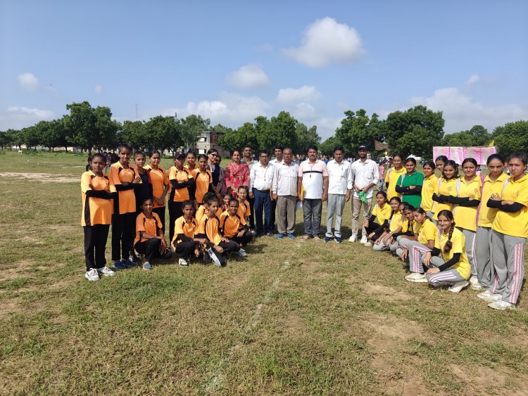 बागरा में आयोजित हैंडबॉल प्रतियोगिता में दमखम दिखाया,अगले दौर में किया प्रवेश