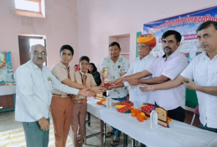 बागरा में जिला स्तरीय शतरंज प्रतियोगिता का हुआ समापन