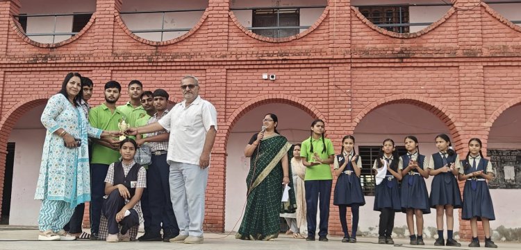 विद्या भारती के विजेता विद्यार्थियों का हुआ सम्मान 