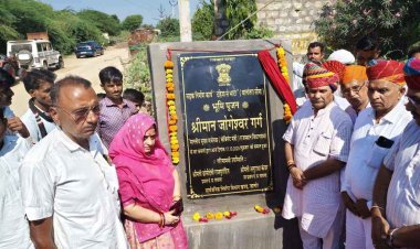 सायला पंचायत समिति क्षेत्र में 14.58 करोड़ की लागत से 3 सड़क निर्माण कार्यों का हुआ भूमि पूजन एवं शिलान्यास