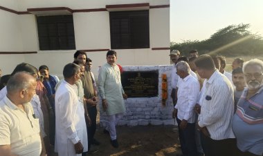 आहोर विधायक ने नव स्वीकृत प्राथमिक स्वास्थ्य केंद्र नोरवा भवन का शिलान्यास किया