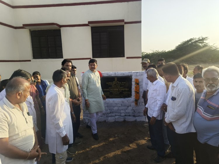 आहोर विधायक ने नव स्वीकृत प्राथमिक स्वास्थ्य केंद्र नोरवा भवन का शिलान्यास किया