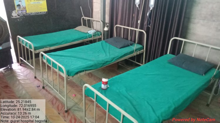 बागोड़ा में निजी अस्पतालों पर प्रदूषण नियंत्रण विभाग की कार्यवाही