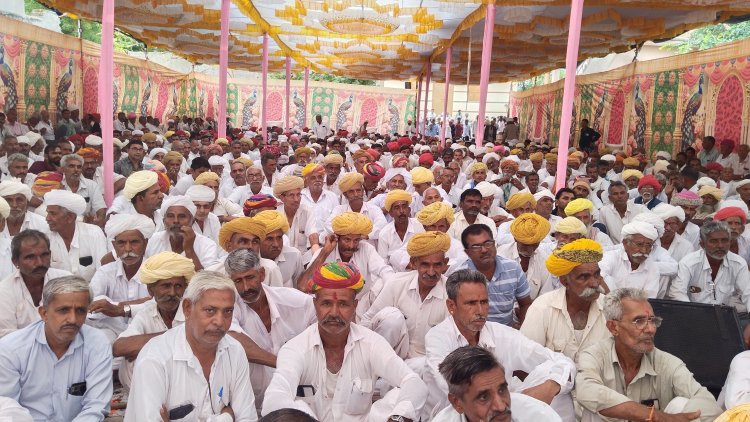 बागरा में किसान महासम्मेलन, विद्युत समस्याओं को लेकर अधिकारियों को सुनाई खरी-खरी