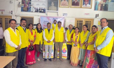 रोटरी क्लब जालोर द्वारा पोलियो पल्स प्रतिरक्षण अभियान में नर्सिंग स्टाफ का सम्मान