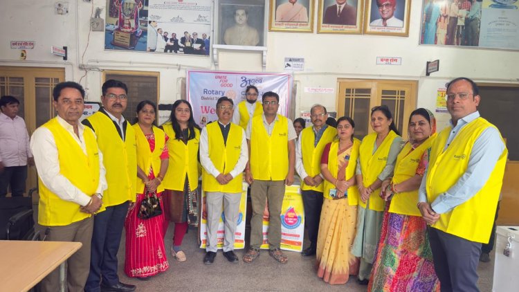 रोटरी क्लब जालोर द्वारा पोलियो पल्स प्रतिरक्षण अभियान में नर्सिंग स्टाफ का सम्मान