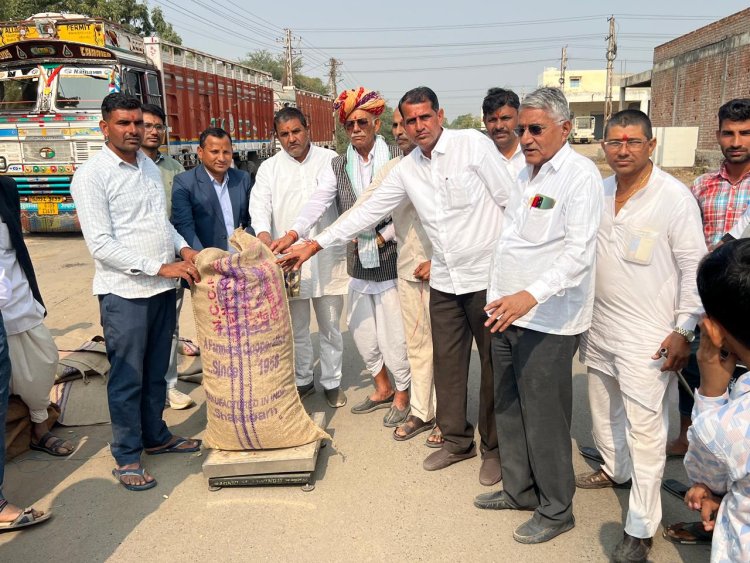 जालोर जिले में समर्थन मूल्य पर मूंग - मूंगफली खरीद प्रारम्भ