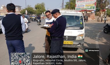 जालोर में बाल वाहिनियों के निरीक्षण में मिली कई कमियां, एक सीज की चार के चालान बनाए