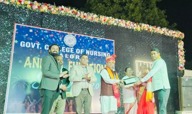 राजकीय नर्सिंग महाविद्यालय जालोर के द्वितीय वार्षिकोत्सव स्पन्दन ~2025 का आयोजन