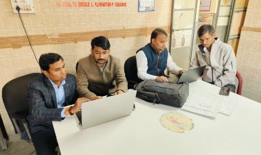 राज्य स्तरीय दल द्वारा जिला क्षय निवारण केंद्र का निरीक्षण