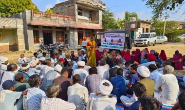 कांग्रेस का सायला क्षेत्र में जनसंपर्क कार्यक्रम आयोजित