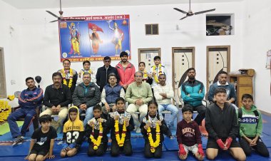 वुशू के राष्ट्रीय पदक विजेताओं का किया अभिनंदन