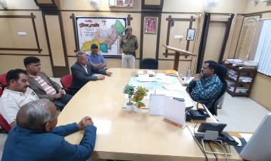 जालोर उद्योग विकास संगठन द्वारा अवैध वसूली बंद करवाने हेतु दिया ज्ञापन