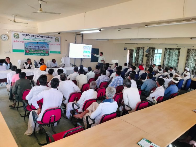 केशवना में पंच गौरव एक जिला-एक उपज के तहत अनार पर कृषक वैज्ञानिक संवाद कार्यक्रम का आयोजन