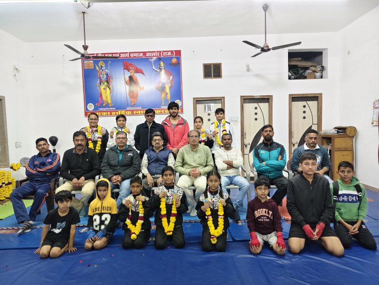 वुशू के राष्ट्रीय पदक विजेताओं का किया अभिनंदन