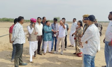 अधिकारियों ने पशु मेले की व्यवस्थाओं का लिया जायजा