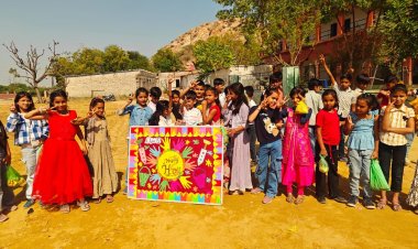 विद्या भारती स्कूल में हर्षोल्लास के साथ मनाया होली पर्व