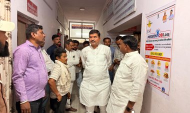 आहोर विधायक राजपुरोहित ने सियाणा सीएचसी का आकस्मिक निरीक्षण कर व्यवस्थाओं का लिया जायजा