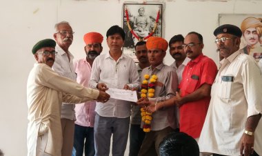 किशनसिंह राठौड़ रावणा राजपूत महासभा आहोर तहसील अध्यक्ष बने