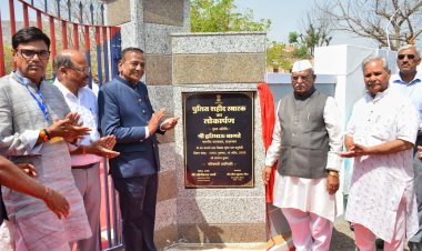 राज्यपाल हरिभाऊ बागड़े ने जालोर में किया पुलिस शहीद स्मारक का लोकार्पण, पुष्प चक्र अर्पित कर शहीदों को किया नमन