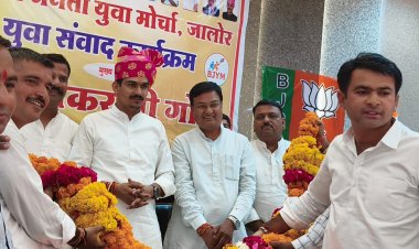 गहलोत सरकार ने छात्रसंघ चुनाव रोके, हमारी सरकार सकारात्मक सोच रही - भाजयुमो प्रदेशाध्यक्ष गोरा