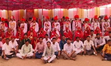 मारू कुम्हार समाज जालोर का तेरहवाँ सामूहिक विवाह समारोह सम्पन्न, बारह जोड़े परिणय सूत्र में बंधे