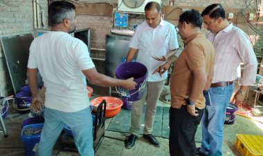 शुद्ध आहार मिलावट पर वार अभियान के तहत आहोर में कार्यवाही, आइसक्रीम, बर्फी और ऑयल के नमूने जांच को भेजे