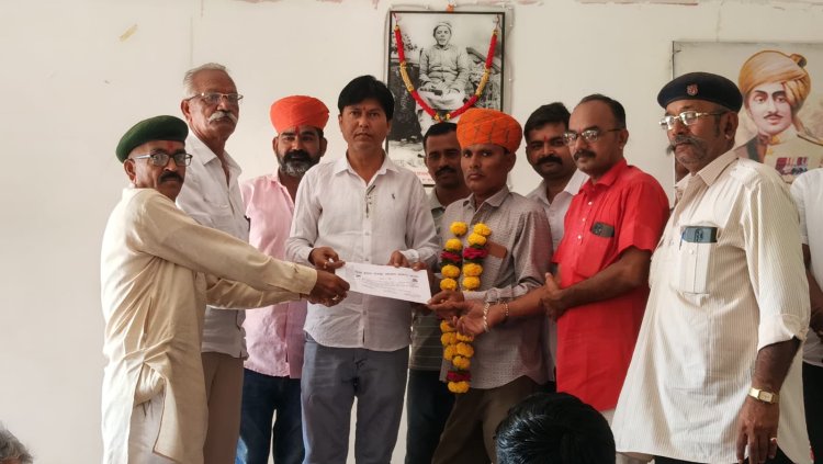 किशनसिंह राठौड़ रावणा राजपूत महासभा आहोर तहसील अध्यक्ष बने