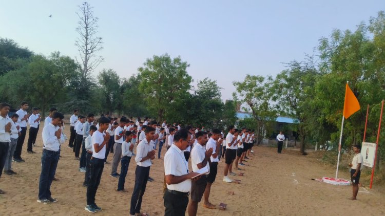 प्रशिक्षण द्वारा सद्गुणों का अभ्यास करवाता है श्री क्षत्रिय युवक संघ - कारोला